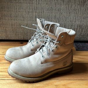 Women’s Timberland Off-White Boots